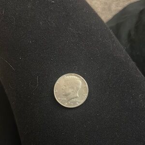 Vintage half dollar coin